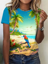 Load image into Gallery viewer, Print Tees Casual Street Tops Camisetas Woman Clothing Summer 2025 Short Sleeve Women&#39;s T-Shirt Ropa De Mujer Ofertas Chic Cheap