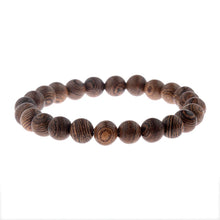 Load image into Gallery viewer, Multilayer Wood Beads Buddha Lotus OM Bracelet Tibetan Buddhist Mala Charm Rosary Bracelet Yoga Wooden For Women Men Jewelry