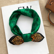 Load image into Gallery viewer, 2025 New 100% Pure Silk Scarf Women Neck Hair Foulard Bandana Square Small Headband Hijab Print Poncho Scarves Pashmina
