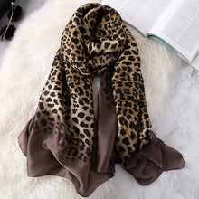 Load image into Gallery viewer, Green Peacock Feather Hijab Summer Beach Pareo Silk Scarf Women Luxury Bandana Soft Long Foulard Femme Designer Bufandas Mujer