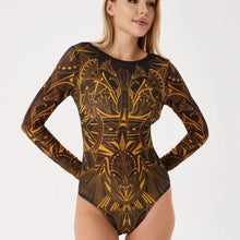 Load image into Gallery viewer, New High Waist Sexy Swimsuit Women Summer Bathing Suit Bikini Set Long Sleeve Swimwear Women Beach Swimming Suit For Female