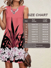 Load image into Gallery viewer, 2025 Summer Women's Dresses Beach Casual Style Sleeveless Dresses Floral Printed Round Neck Dresses Loose With Pockets Dresses