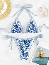 Load image into Gallery viewer, 2025 Halter String Triangle Two Piece Bikini Women Swimwear Female Swimsuit Bathers Bathing Swimming Suit Beachwear Summer