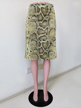 Load image into Gallery viewer, Fashion Snake Pattern Straight Skirt For women High Waist Slim Long Skirt Ins Hot Streetwear Female Skirt Summer New 2025