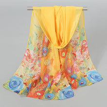 Load image into Gallery viewer, Ethnic New Chiffon Scarf For Women Summer Print Thin Sunscreen Scarves Soft Shawl Foulard Viscose Autumn Female Wrap Shawls