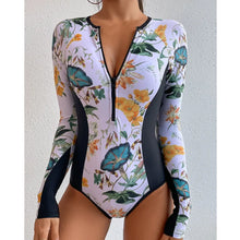 Load image into Gallery viewer, New One-Piece Swimsuit Closed Long Sleeve Swimwear For Sports Surfing Bodysuit Women Swimming Bathing Suit Beachwear Pool Bather