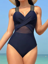 Load image into Gallery viewer, 2026 Plain Ruched Swimsuit Women One Piece Ring Link Swimwear Female Bathers Bathing Swimming Swim Bodysuit Summer Beachwear