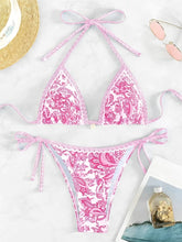 Load image into Gallery viewer, 2025 Halter String Triangle Two Piece Bikini Women Swimwear Female Swimsuit Bathers Bathing Swimming Suit Beachwear Summer
