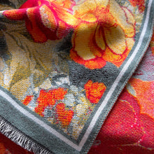 Load image into Gallery viewer, Luxury Warm Poncho Cashmere Winter Women Scarf Floral Jacquard Shawl Wraps Female Thick Pashmina Blanket Bufanda Travel Echarpe