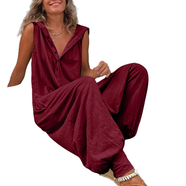 High Quality 2023 Spring Autumn Casual Women's Fashion Cotton Overalls Bohemian Stripe Casual Overalls