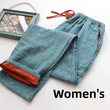 Load image into Gallery viewer, High Quali Pure Cotton Twill Casual Spwear Pants Home Clothes for Men Spring Summer Autumn Lightweight Long Trousers