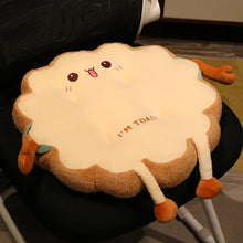 Load image into Gallery viewer, Simulation Bread Toast Cushion Stuffed Memory Foam Sliced Bread Food Pillow Sofa Chair Decor Seat Cushion Cute Student Chair Pad