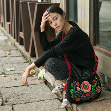 Load image into Gallery viewer, Clearance Single Shoulder Oblique Span Ethnic Minority Characteristics Canvas Embroidery Bag