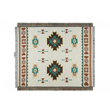 Load image into Gallery viewer, Tribal Blankets Indian Outdoor Rugs Camping Picnic Blanket Boho Decorative Bed Blankets Plaid Sofa Mats Travel Rug Tassels