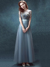Load image into Gallery viewer, Veil Backless Split-side Evening Dress