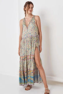 New Bohemian Sleeveless Print Long Dress