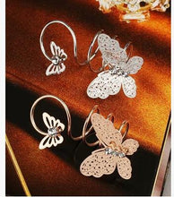 Load image into Gallery viewer, Gold Silver Sweet Butterfly Spring Ring