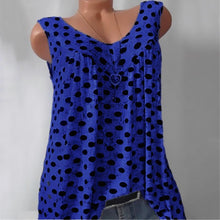 Load image into Gallery viewer, Dot printing sleeveless vest women&#39;s clothing