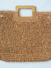 Load image into Gallery viewer, Crochet Bag Female Summer Straw Bag Handbag Beach Bag