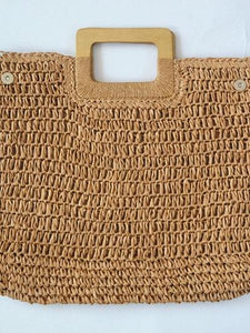 Crochet Bag Female Summer Straw Bag Handbag Beach Bag