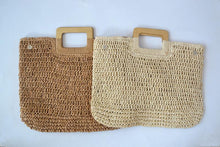 Load image into Gallery viewer, Crochet Bag Female Summer Straw Bag Handbag Beach Bag