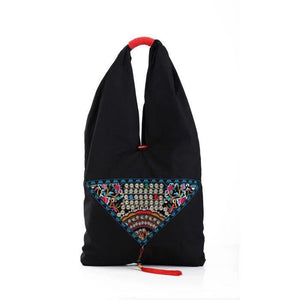 Tibet national style embroidery bag one-shoulder cloth bag