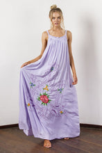 Load image into Gallery viewer, Bohemian Holiday Wind Color Flower Embroidery Strap Sexy Dress