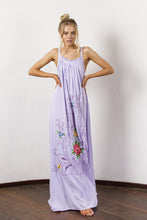 Load image into Gallery viewer, Bohemian Holiday Wind Color Flower Embroidery Strap Sexy Dress