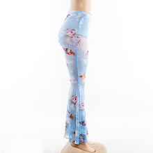 Load image into Gallery viewer, Casual Floral Printed Bell-bottoms Pants