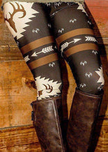Load image into Gallery viewer, Spring and Autumn hot sale deer head Christmas camouflage printing Europe and the United States outdoor high-elastic legging trousers women