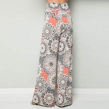Load image into Gallery viewer, Bohemian Printed Wide Waist Casual Comfortable Wide Leg Yoga Pants