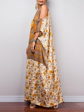 Load image into Gallery viewer, Bohemian Off-the-shoulder Style Robes Sling Ethnic Long Dress