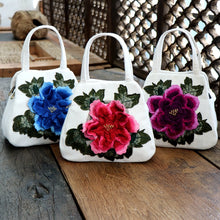 Load image into Gallery viewer, Ethnic embroidery BAG canvas leisure bag handbag embroidery three-dimensional bag