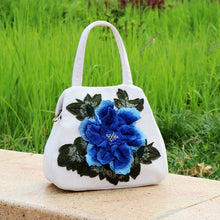 Load image into Gallery viewer, Ethnic embroidery BAG canvas leisure bag handbag embroidery three-dimensional bag