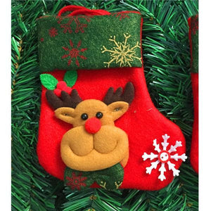 Christmas Decoration Socks Snowman Christmas   Elderly Bear Deer For Christmas Tree