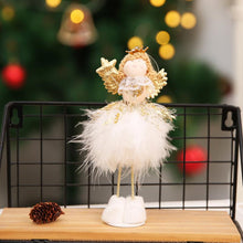 Load image into Gallery viewer, Lovely white angel table top window creative tree decorations