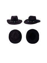 Load image into Gallery viewer, Wollen Gem Western Cowboy Hat Accessories