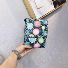 Load image into Gallery viewer, Women&#39;s Shoulder  Retro National Style Widened and Slanted Mobile Phone Double-layer Manual Bag