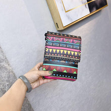 Load image into Gallery viewer, Women&#39;s Shoulder  Retro National Style Widened and Slanted Mobile Phone Double-layer Manual Bag