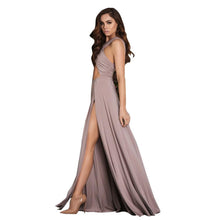 Load image into Gallery viewer, Irregular Sexy solid color irregular ruffled dress sexy evening dress 2 colors