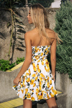 Load image into Gallery viewer, Sexy Printed Strapless Backless Beach Dress
