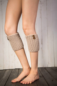 Boot cuff thick short-sleeved thick thick bamboo knit wool yarn socks - 13