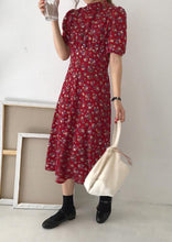 Load image into Gallery viewer, New Floral Print Short Sleeve Casual Dress