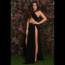Load image into Gallery viewer, Irregular Sexy solid color irregular ruffled dress sexy evening dress 2 colors