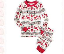 Load image into Gallery viewer, Family Christmas pajams printing set Xmas family suit -4