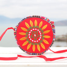 Load image into Gallery viewer, Ethnic Embroidery One-shoulder Diagonal Brand New Sunflower Handbag