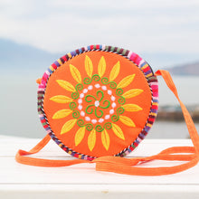 Load image into Gallery viewer, Ethnic Embroidery One-shoulder Diagonal Brand New Sunflower Handbag