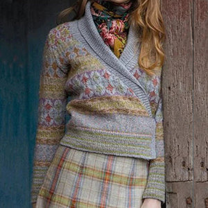 Plain Print Sweater Casual Cardigan Sweater