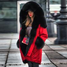Load image into Gallery viewer, Autumn and winter coat camouflage plush fur collar warm coat jacket