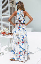 Load image into Gallery viewer, Floral Print Sleeveless Beach Bohemia Maxi Dress